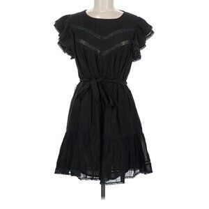 NWT Revolve Tularosa Amber Mini Dress Black Boho Chic Medium MSRP $188